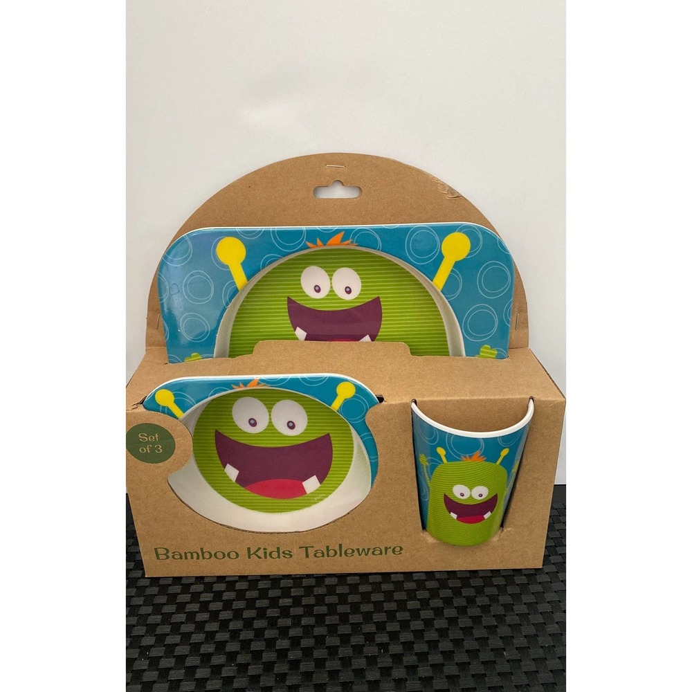 Bamboo Kids 3 piece Tableware